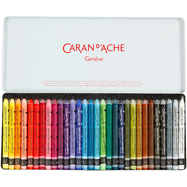 Produktbild 1 för Akvarellkritor 30 Färger Caran D'ache