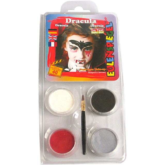 Ansiktsfärg Motiv Dracula 1 Set