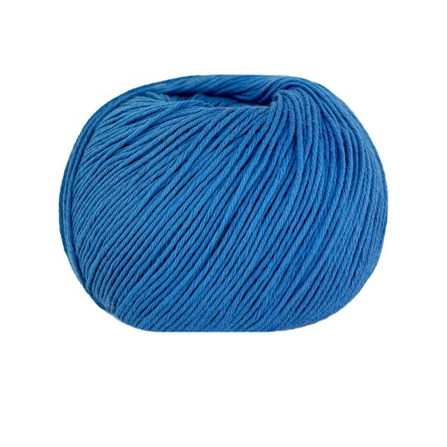 Cashcot organisk bomull och kashmir 50gr Blu Medio 289 Lana Gatto
