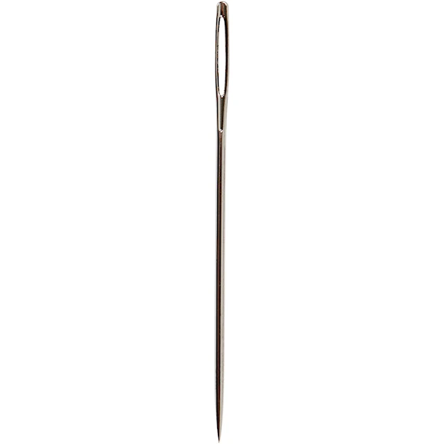 Kirjontaneula, nro 20, Pit. 43 mm, teräväkärkinen, 25 kpl/ 1 pkt