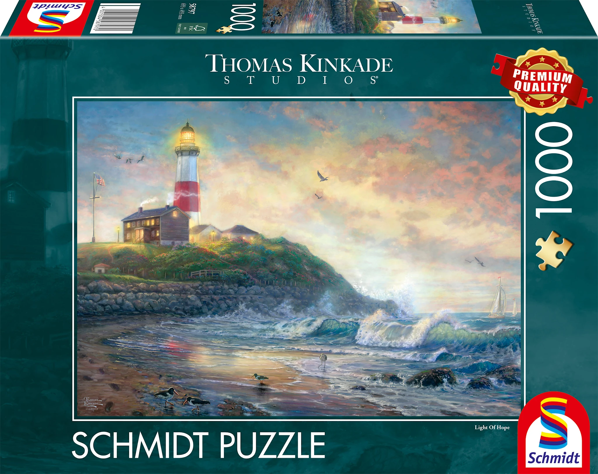 Produktbilde for Lighthouse Of Hope Puslespill 1000 Brikker Schmidt