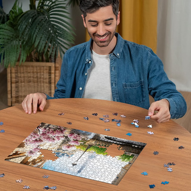 Produktbild 3 för Pussel Spring In Paris 500 bitar, Ravensburger
