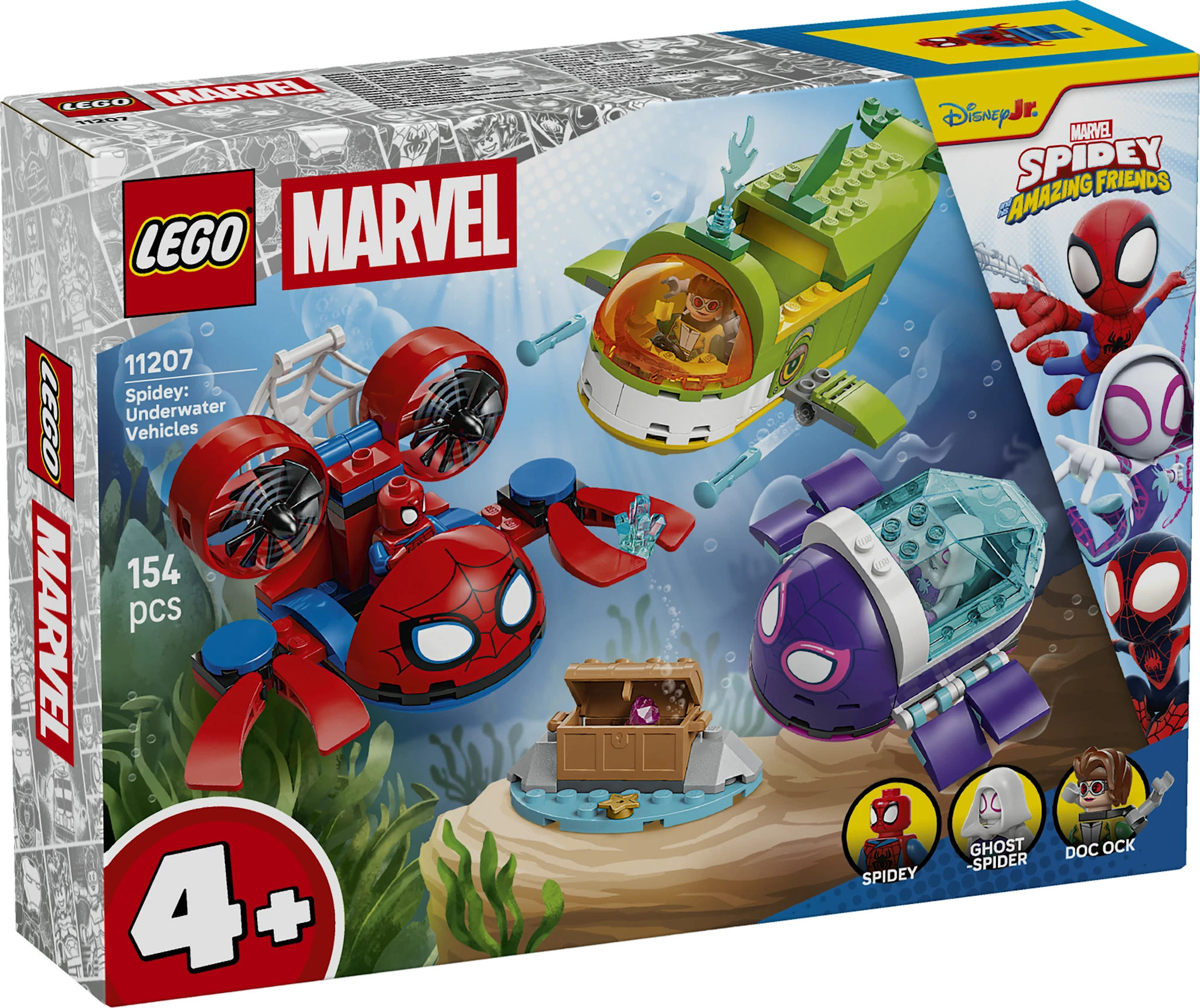 Tuotekuva ille Spidey ja vedenalaiset menopelit LEGO® Spidey (11207)