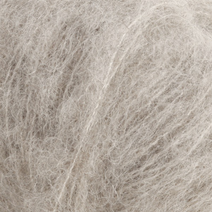 Brushed Alpaca Silk Uni Colour Garn 25 g ljus grå 02 Drops