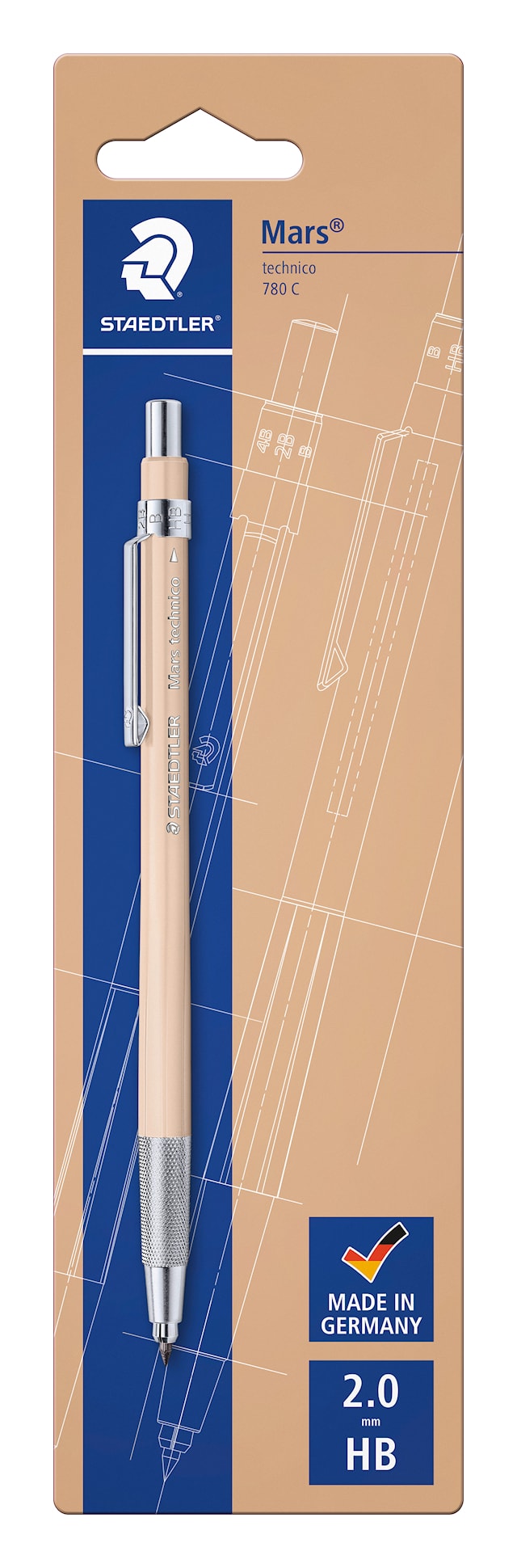 Produktbilde 1 for Stiftblyant Mars Technico HB Sand Staedtler