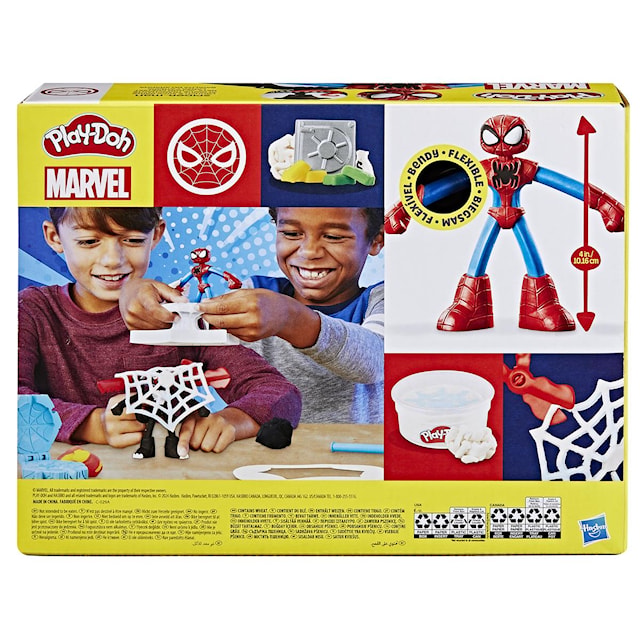 Tuotekuva 4 - Play-Doh Marvel Spider-Man Launch & Slice Playset