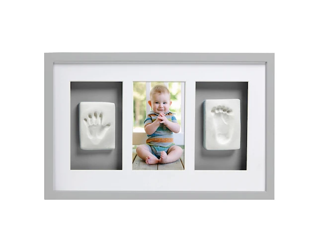 Babyprints Deluxe Ram Trippel, Grå, Pearhead
