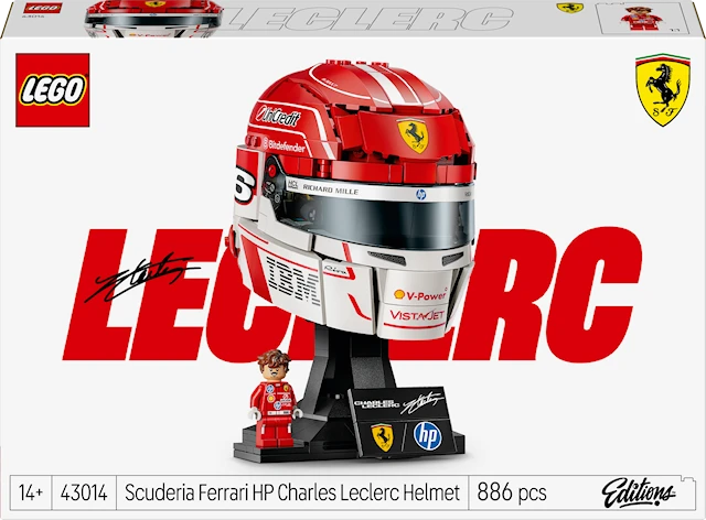 LEGO® Editions Scuderia Ferrari HP Charles Leclerc Helmet (43014)