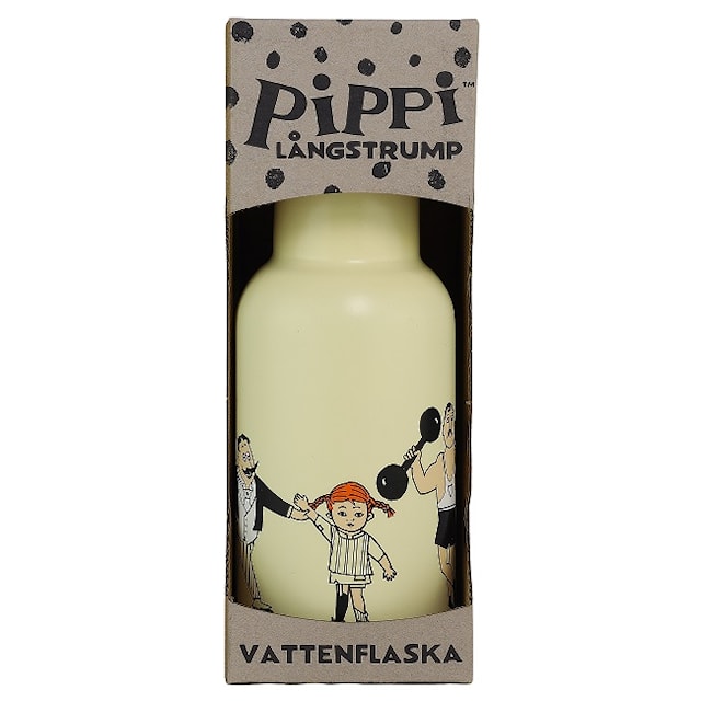 Tuotekuva 5 - Peppi Pitkätossu Sirkus Vesipullo Keltainen Rätt Start