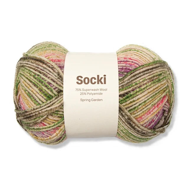 Socki Garn Ullmix 100 g Spring Garden B029 Adlibris