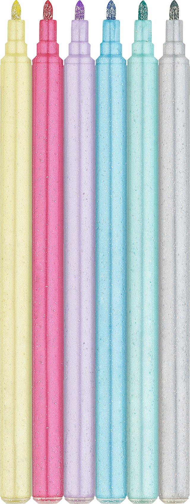 Tuotekuva 3 - Huopakynät Castle Unicorn 18+6 glitterikynää Faber Castell