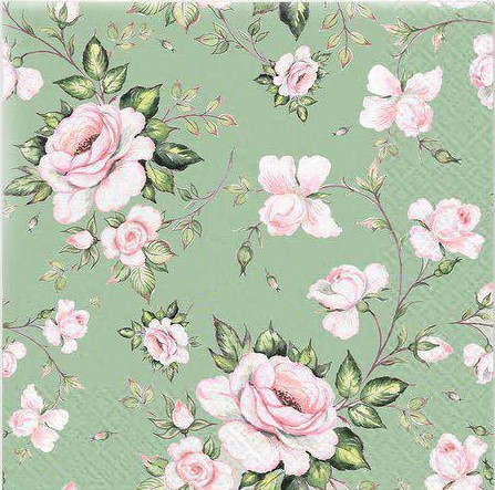Servetter Rosa rosor 20-pack Gullers