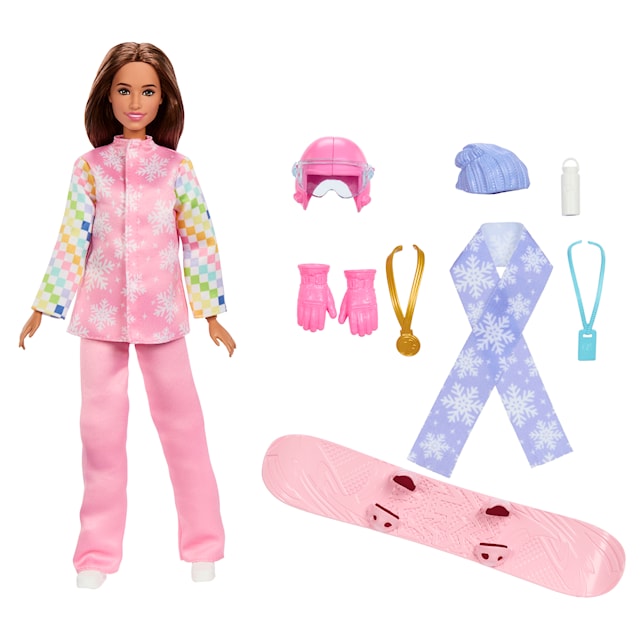 Produktbild 4 för Deluxe Yrkesdocka Snowboardåkare Barbie