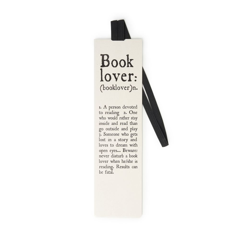 Bokmärke Med Elastiskt Band Book Lover