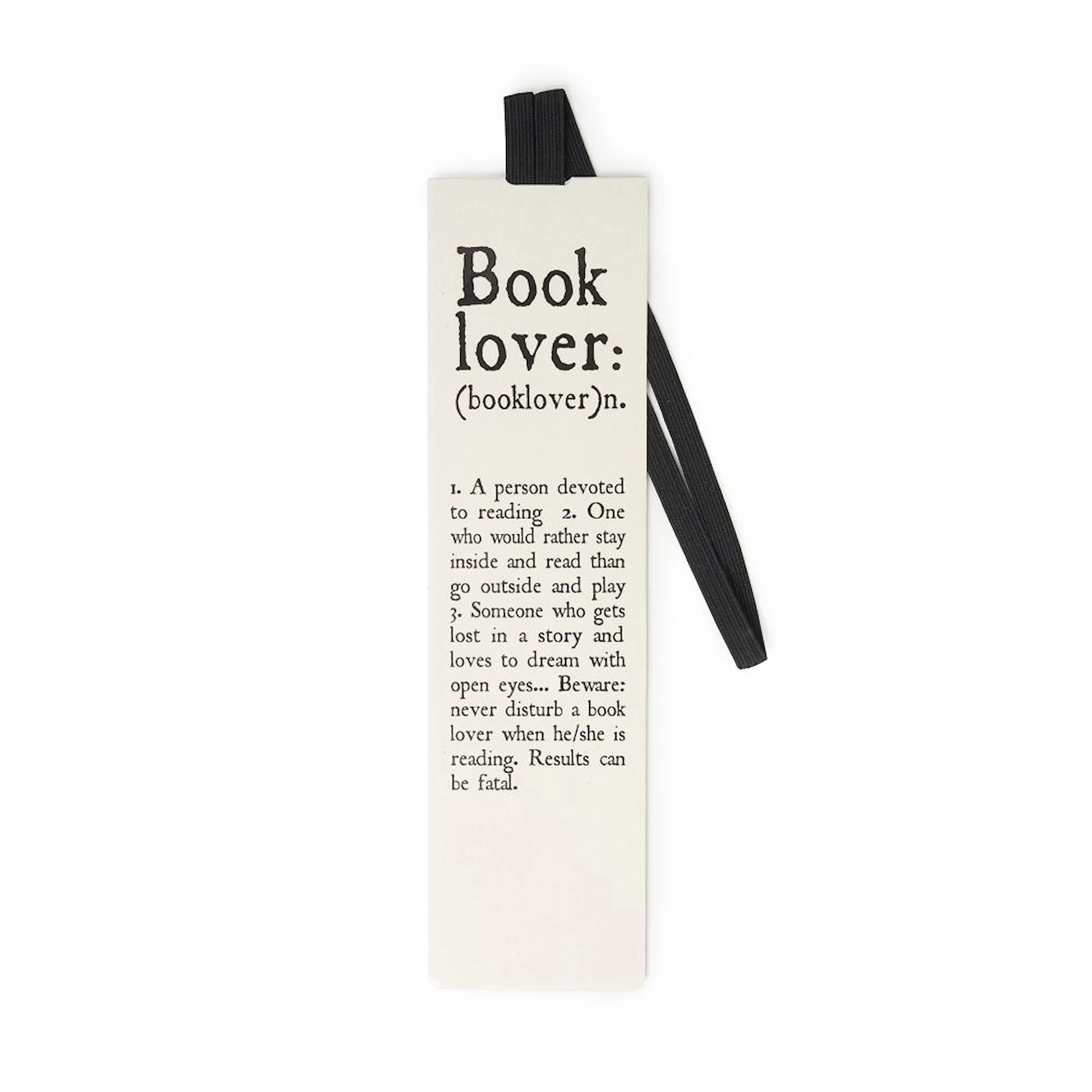 Produktbild för Bokmärke Med Elastiskt Band Book Lover