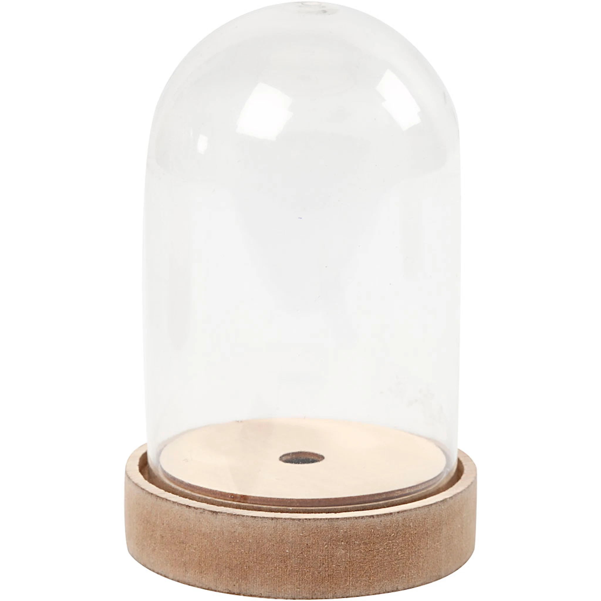 Produktbilde for Klokke på trefot, H: 12,5 cm, dia. 8 cm, 1 pk.