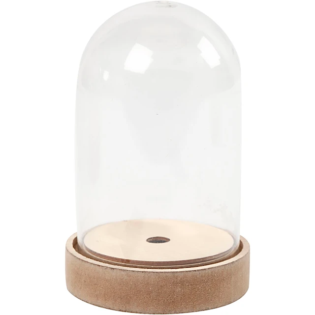 Kupa på träfot höjd 12,5 cm Creativ Company