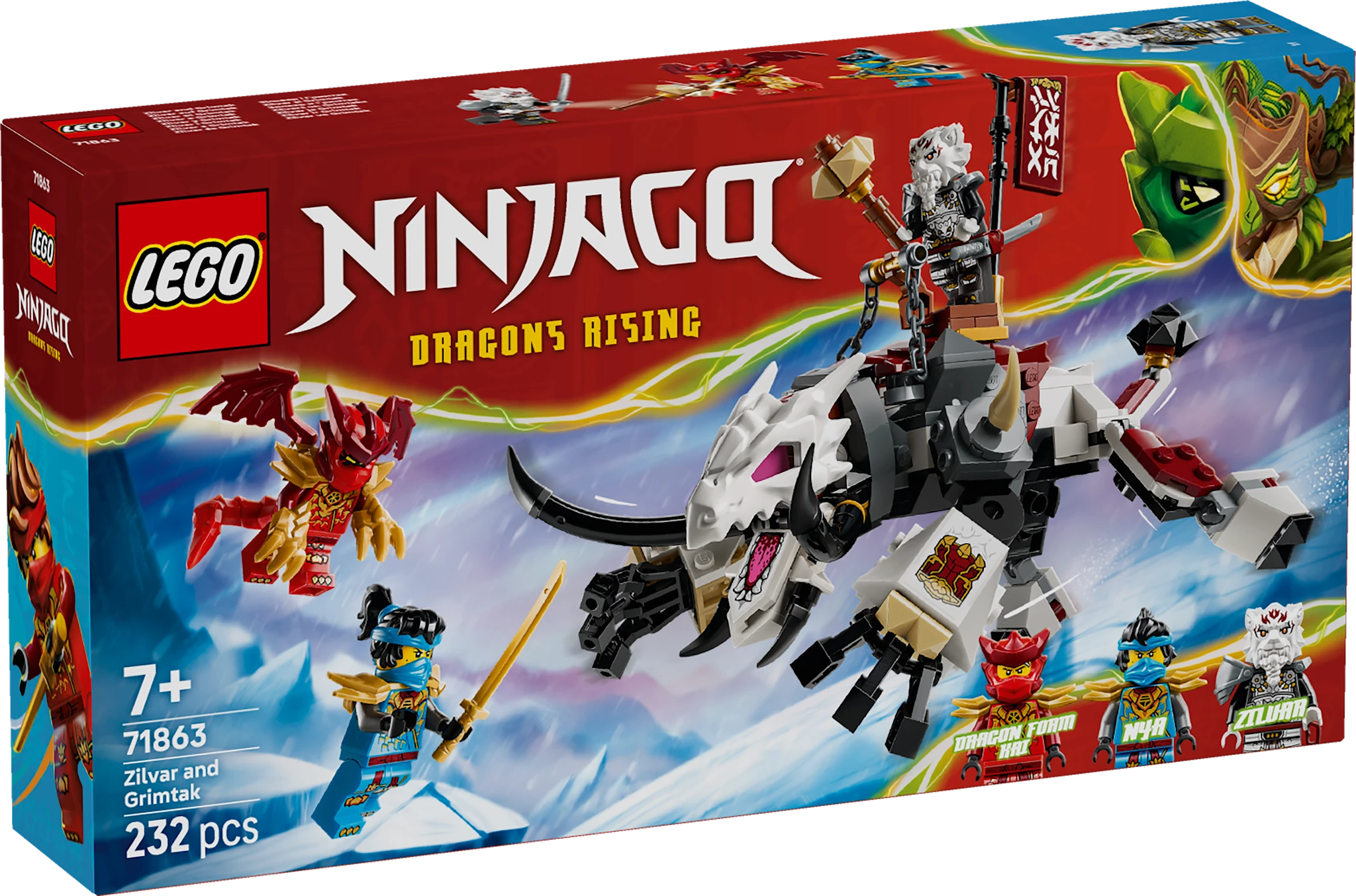 Tuotekuva ille Zilvar ja lohikäärmepeto Grimtak LEGO® NINJAGO® (71863)