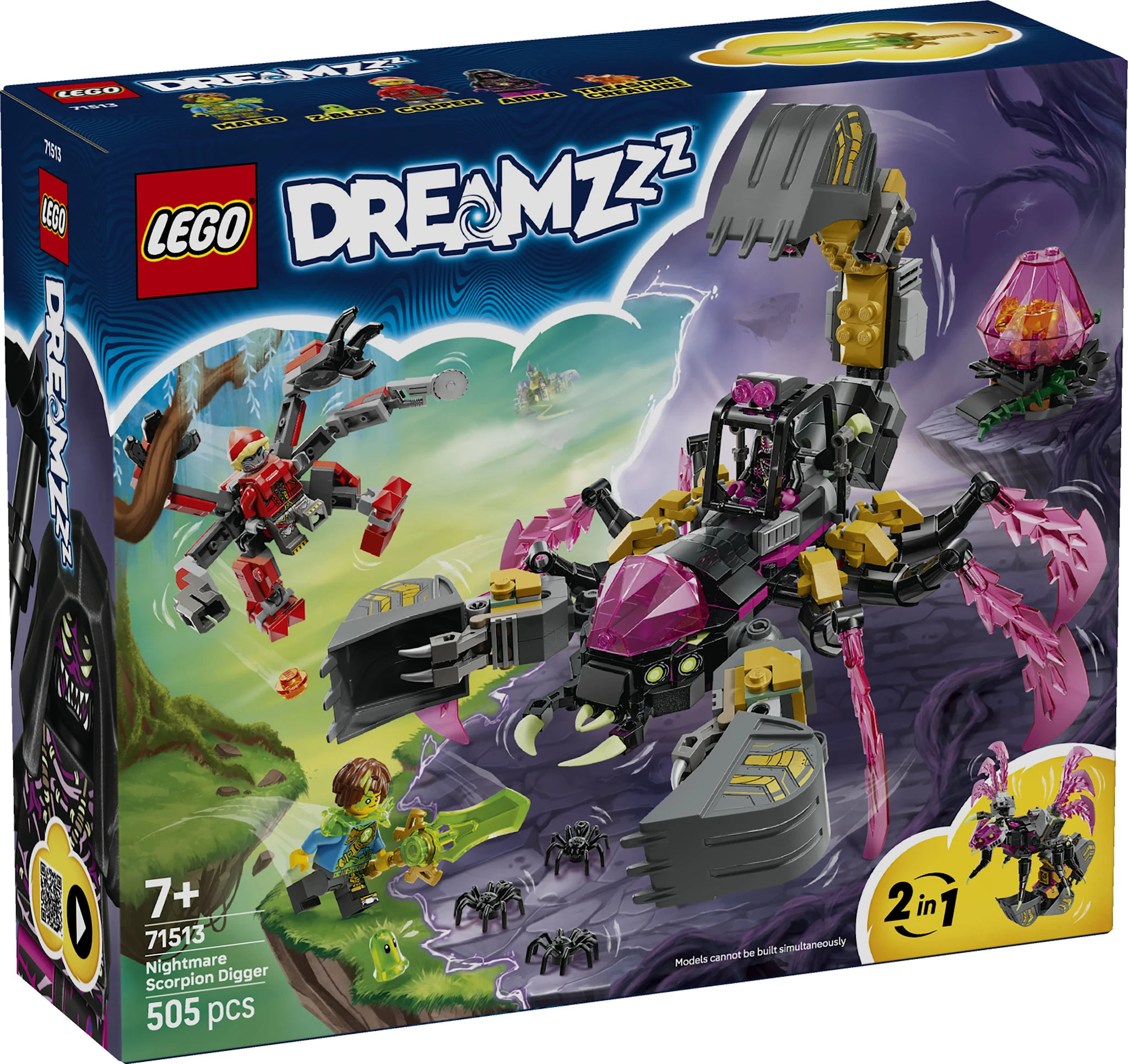 Tuotekuva ille Painajaisskorpionikaivuri LEGO® DREAMZzz (71513)