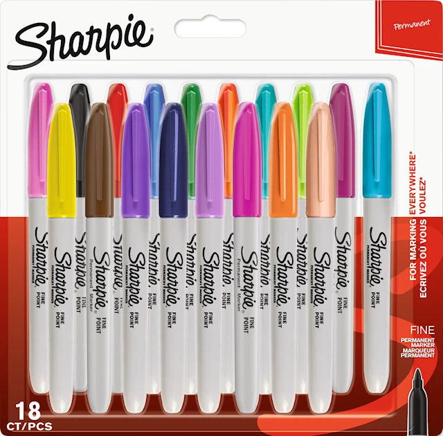 Märkpenna Sharpie Fine 18-pack