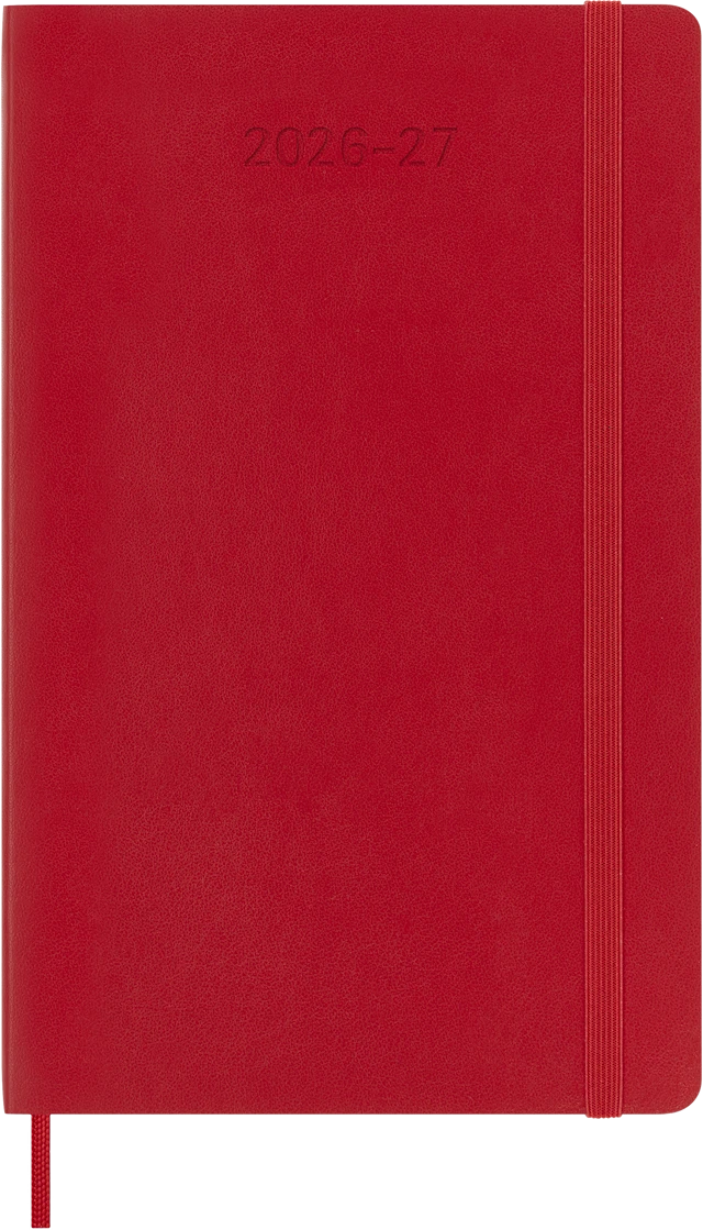 Classic Soft 18M 26/27 Week Note Large Punainen Moleskine