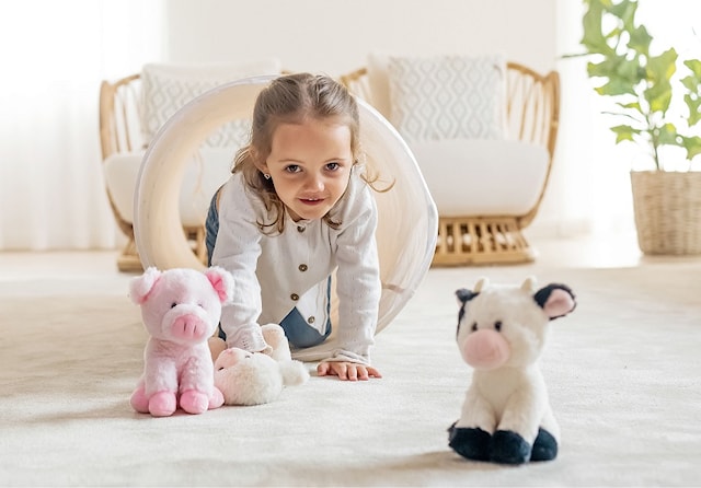 Produktbild 2 för Teddy Farm Gosedjur 18 cm Sittande Gris Teddykompaniet