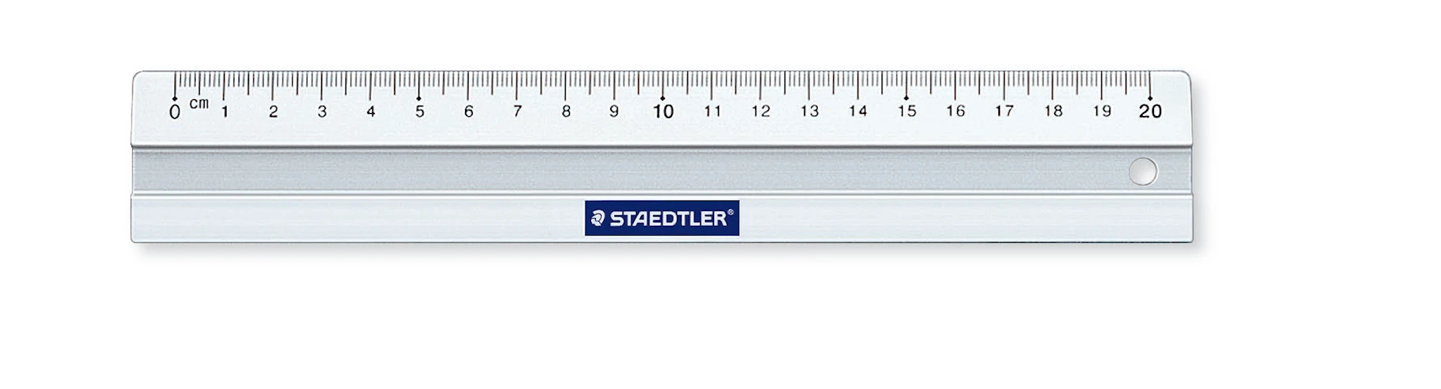 Produktbild för Linjal 20 cm Aluminium Mars Staedtler