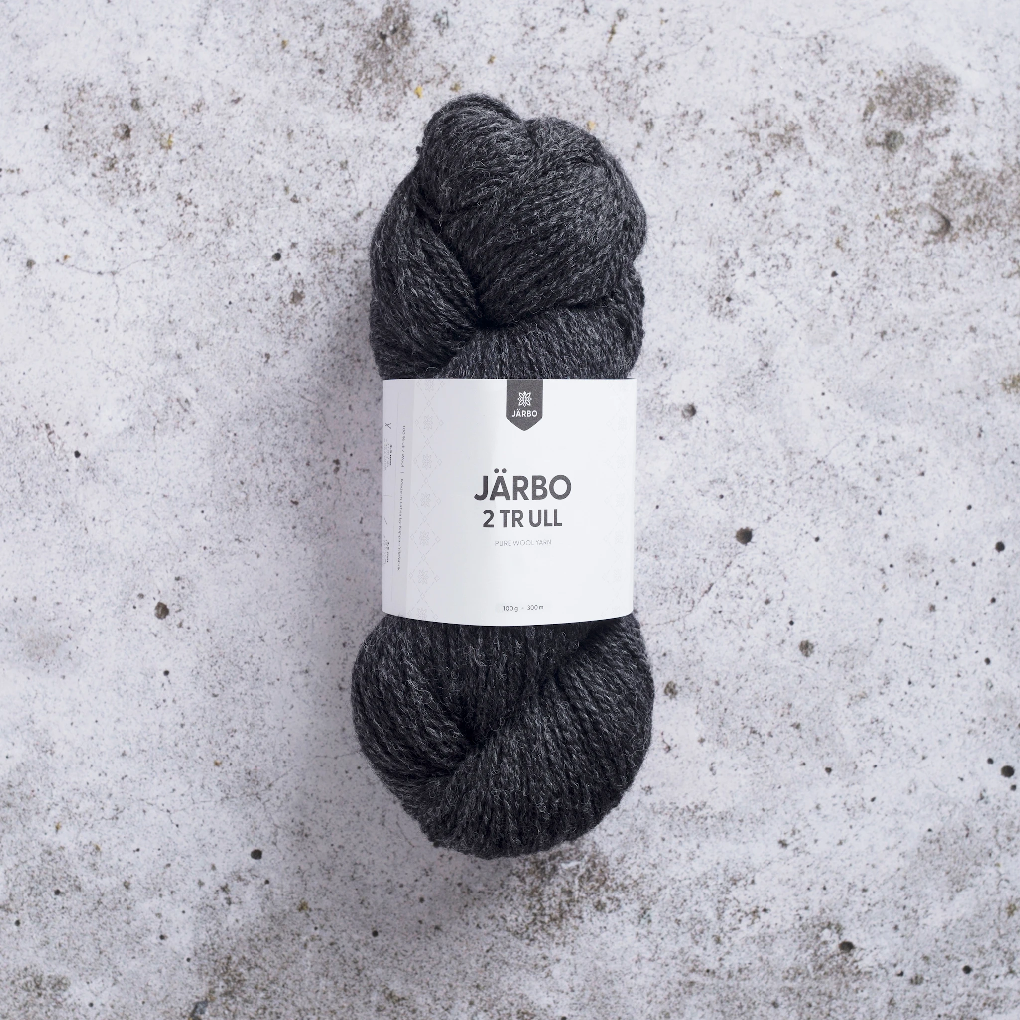 Produktbild för 2tr Ull 100 g Ash Järbo