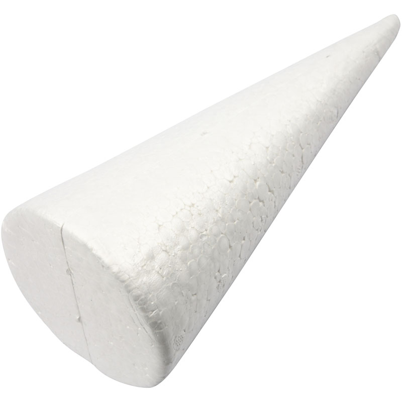 Flirtkula Frigolitkägla 10x25 cm 1-pack