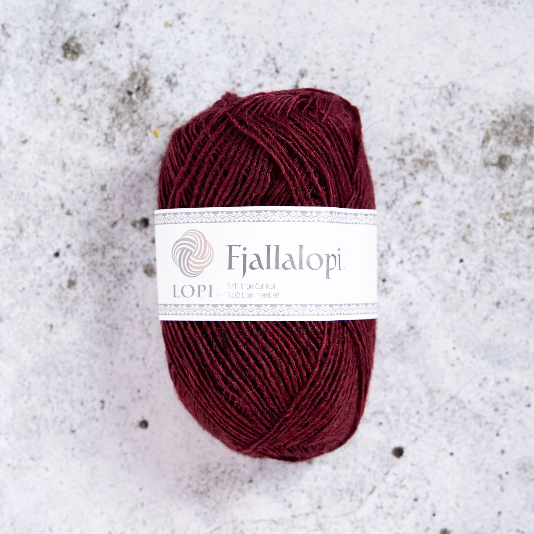 Tuotekuva ille Fjallalopi Villalanka 50g Maroon 60 Istex