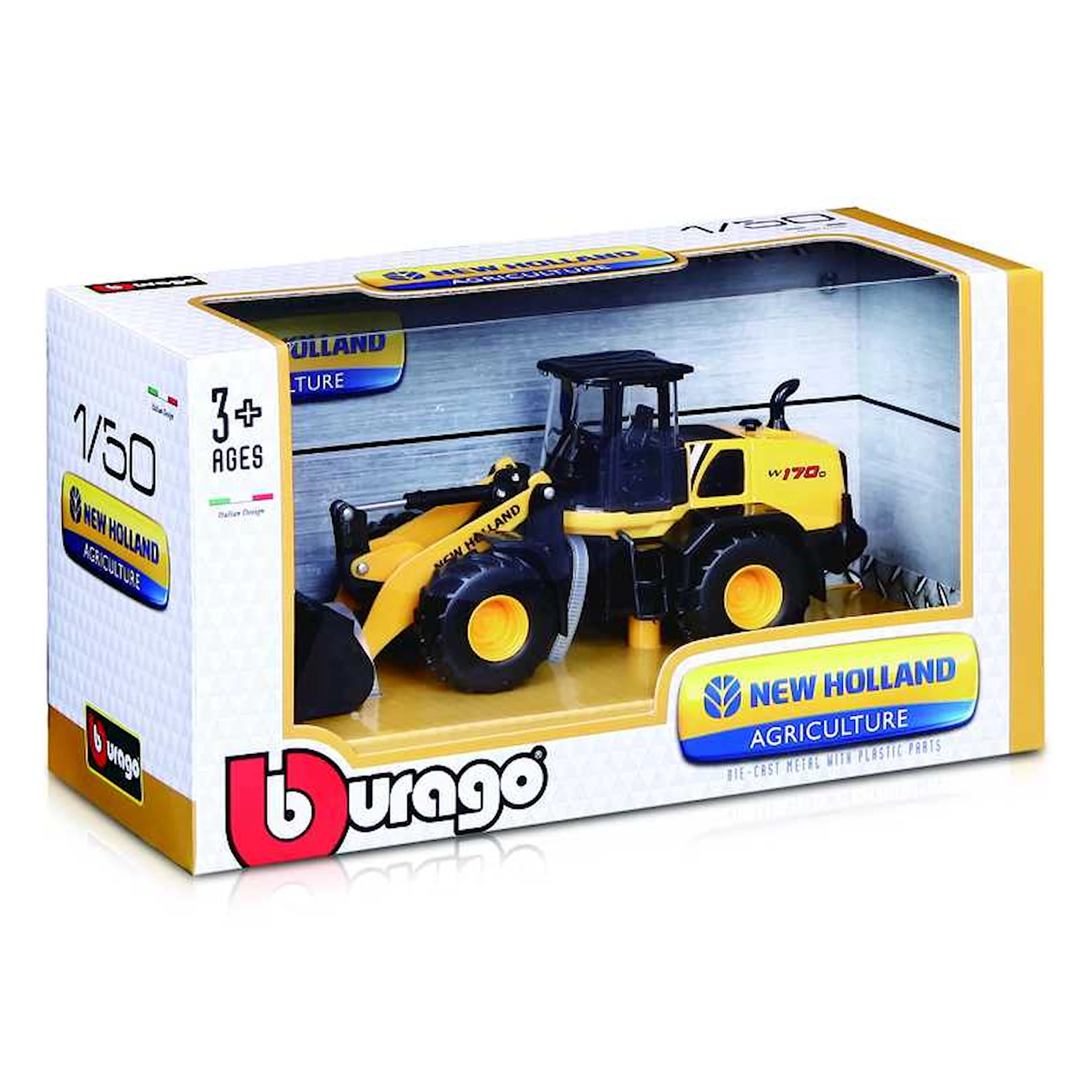 Produktbild för New Holland W170D Hjullastare 1:50 Buraggo