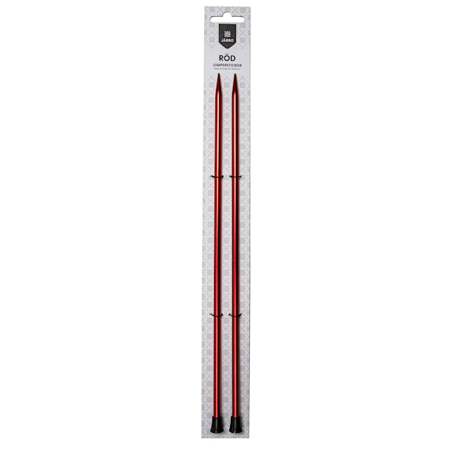 Neulepuikot 30cm/8,00mm Punainen Järbo