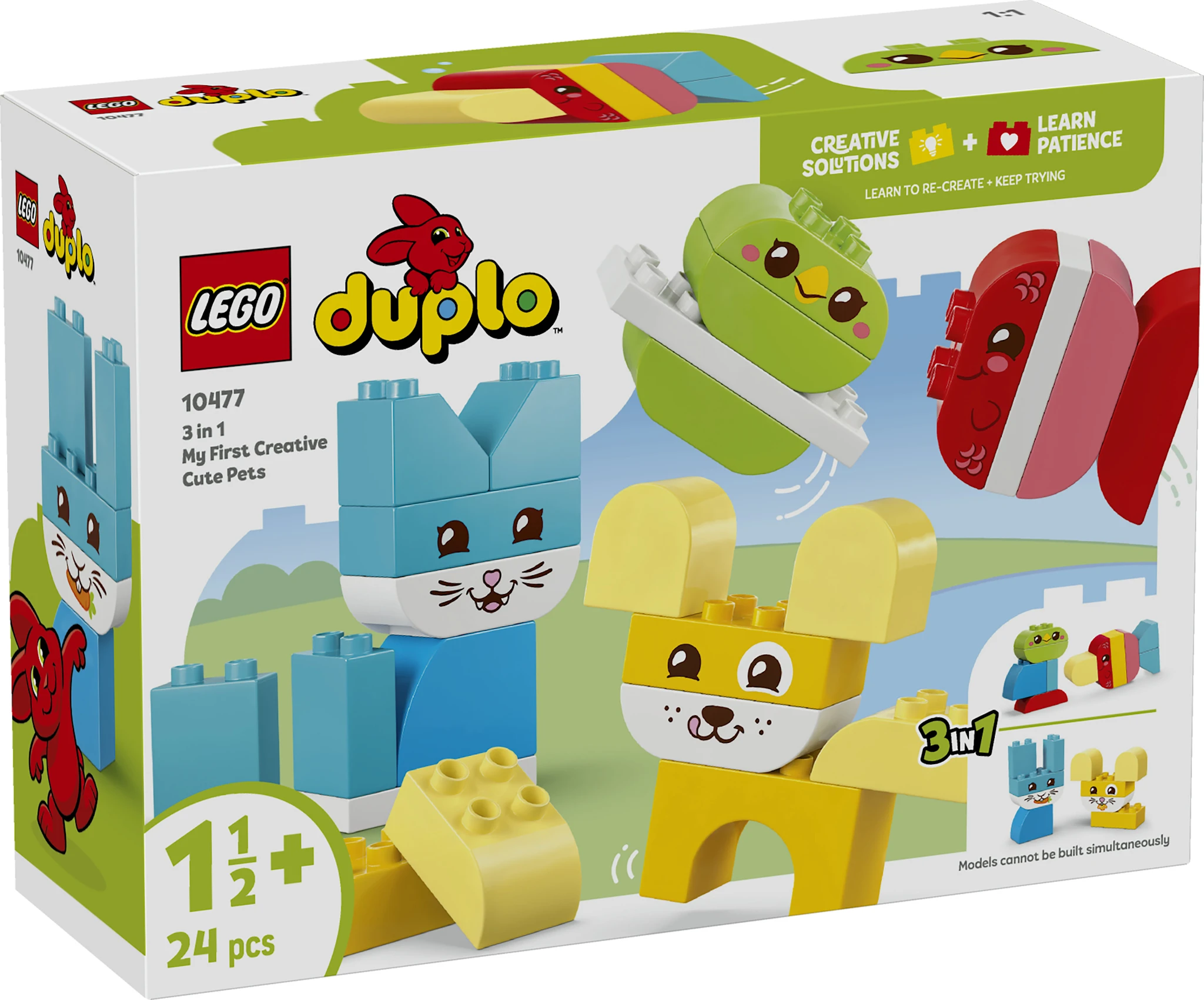 Tuotekuva ille Söpöt luovat lemmikit 3in1 LEGO® DUPLO My First (10477)