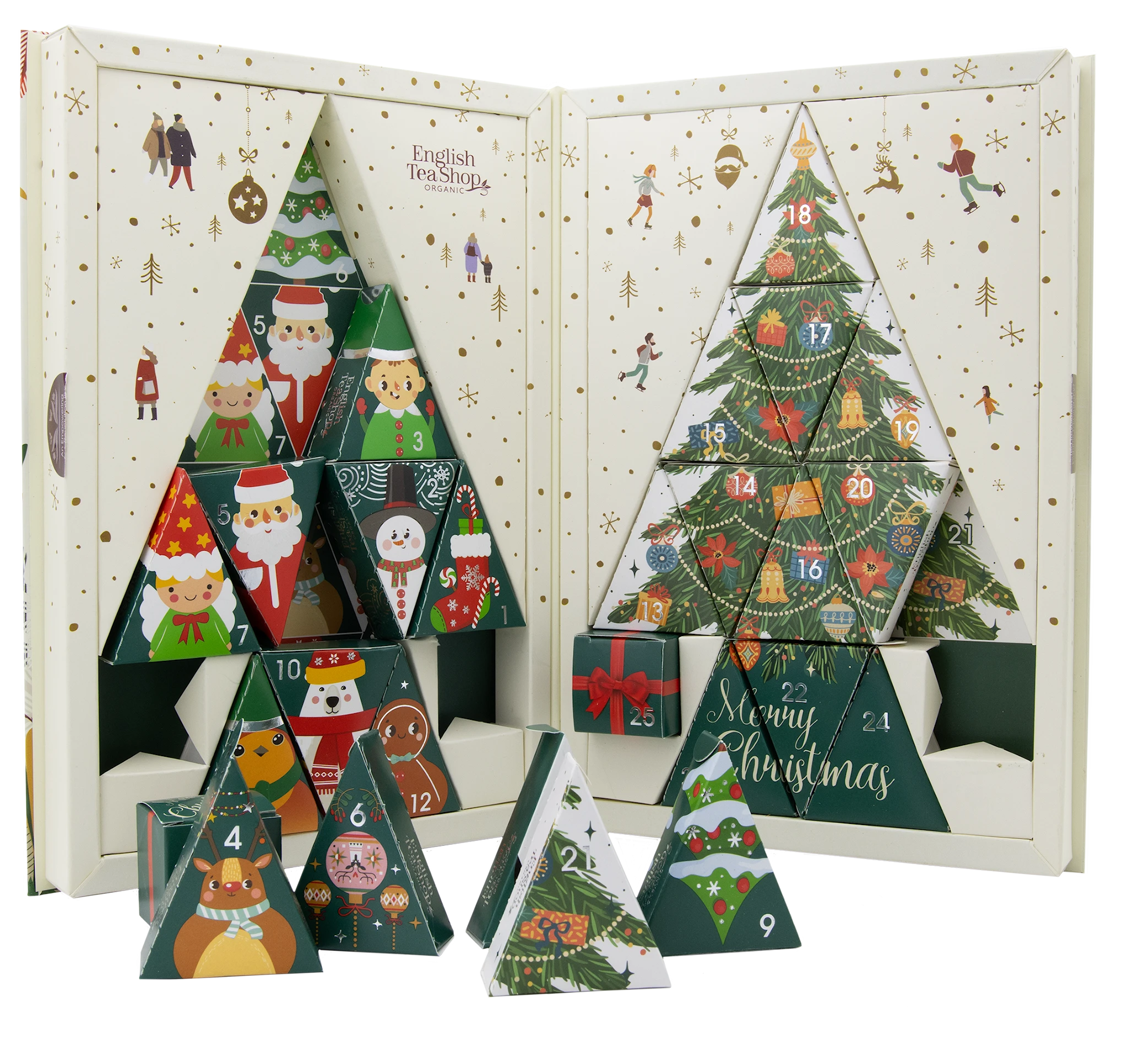 Produktbild för Adventskalender Family Tea Book English Tea Shop