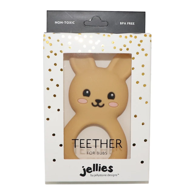 Jellystone Designs Bunny Teether Tan
