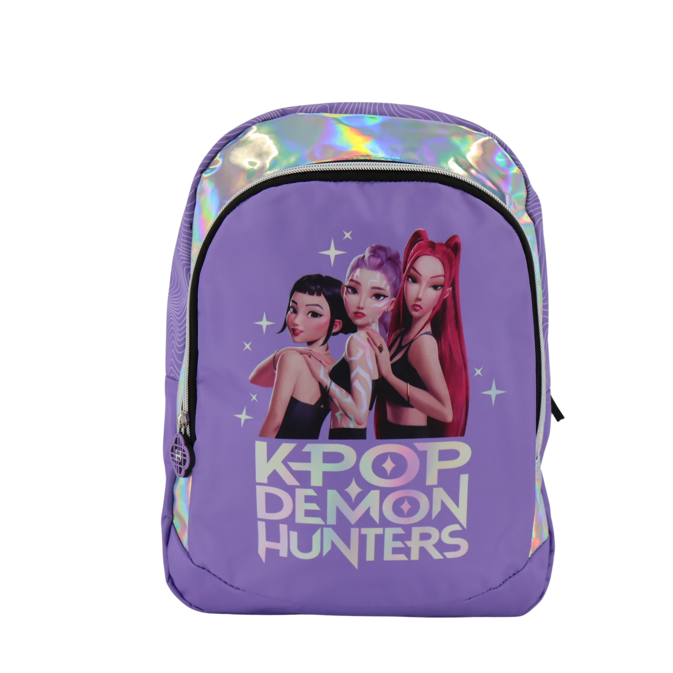 Violetti reppu kahdella lokerolla 38 x 28 x 16 cm Kpop Demon Hunters