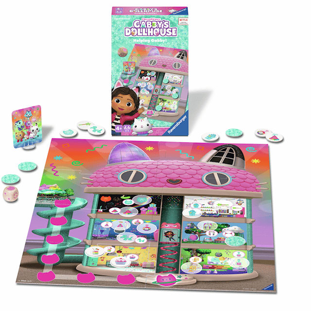 Tuotekuva 2 - Gabby's Dollhouse - Helping Gabby SV/NO/DA/FI Ravensburger