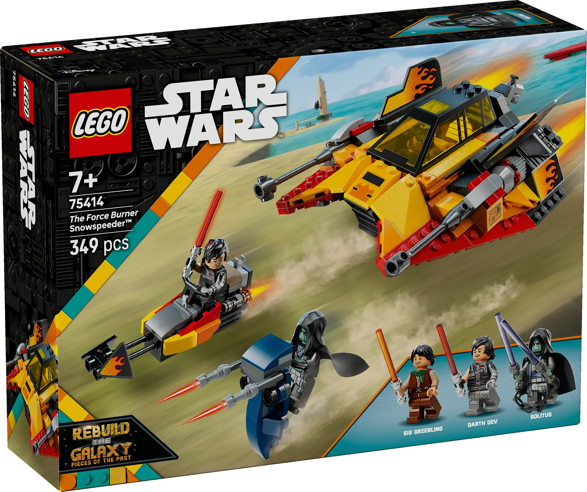 Tuotekuva ille Force Burner ‑lumikiituri LEGO® Star Wars™ (75414)