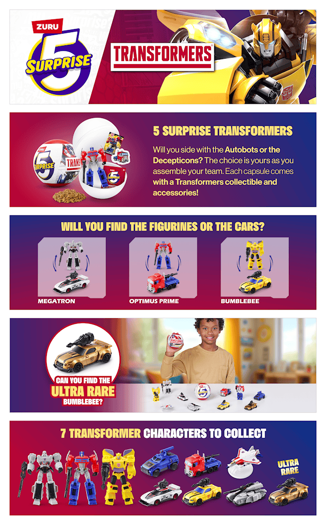 Produktbilde 6 for Transformers 5 Surprise