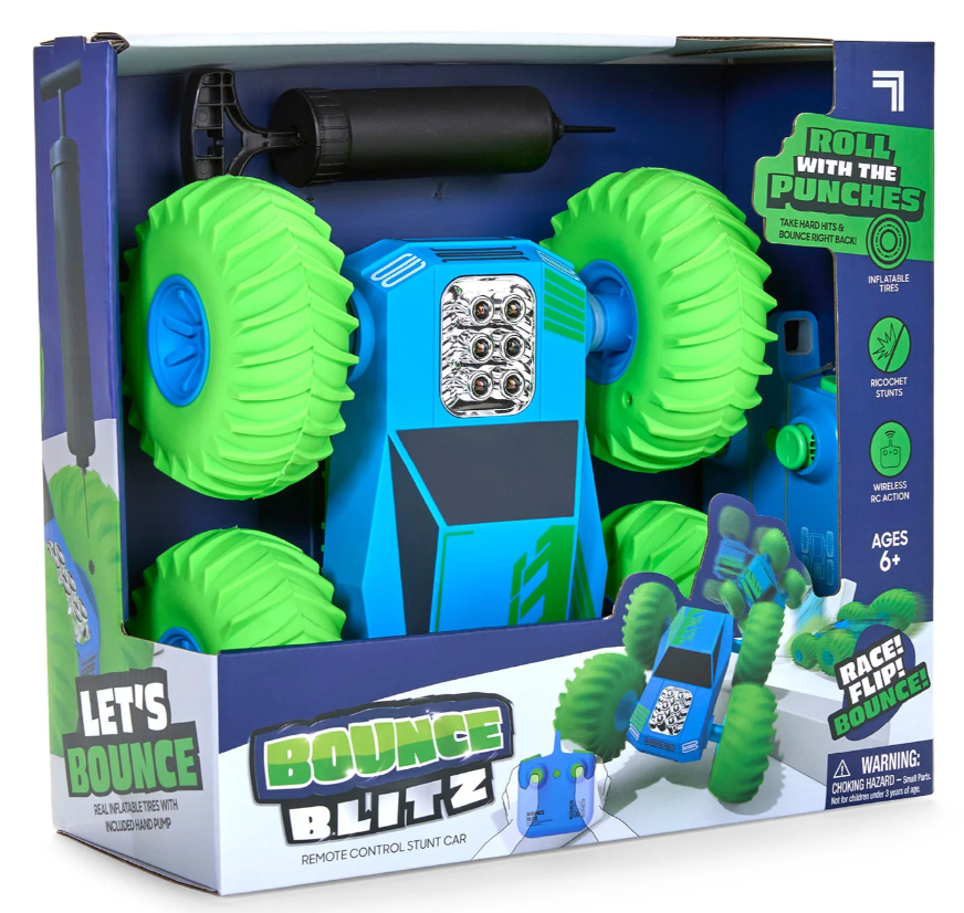 Sharper Image Radiostyrd Rc Flip Stunt Bounce Blitz