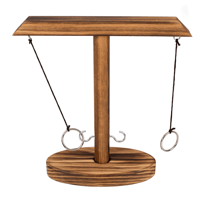 Produktbild 3 för Wooden Ring Toss dryckesspel