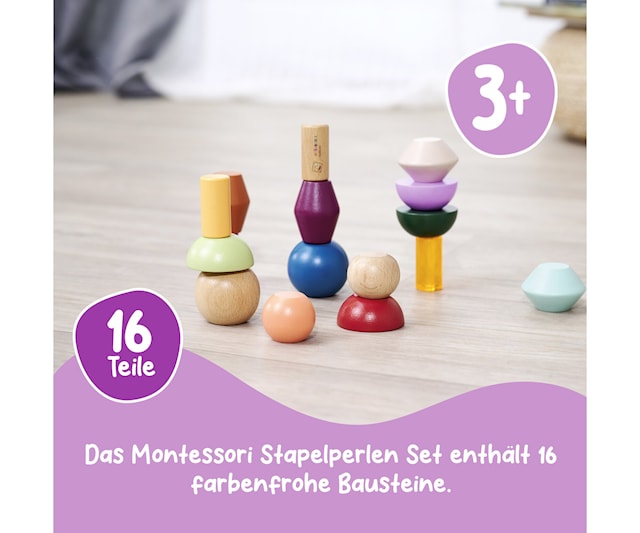 Tuotekuva 2 - Pinottavat helmet Eichhorn Montessori