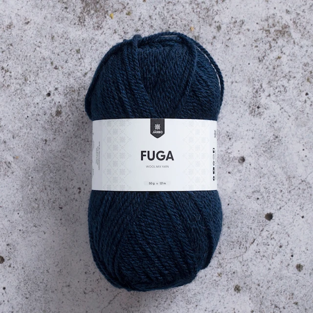 Fuga Garn Ullmix 50 g Marin (60110) Järbo