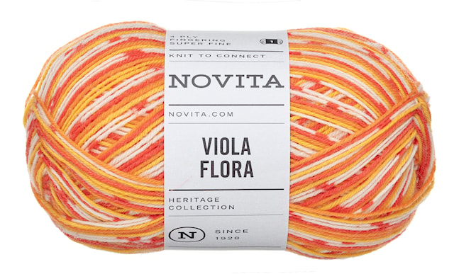 Tuotekuva 1 - Viola Flora Lanka Villasekoite 100g Kehäkukka  8371 Novita