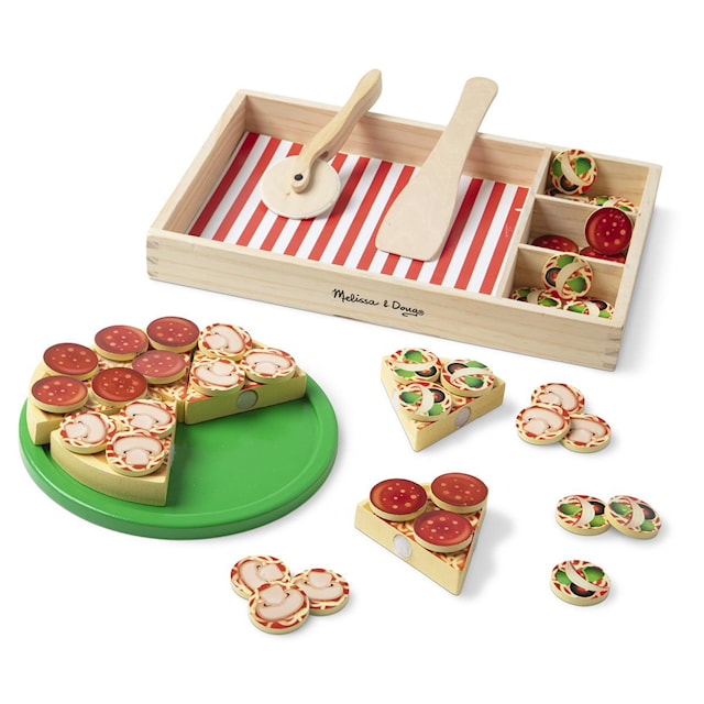 Produktbild 1 för Leksaksmat Trä Pizza Melissa & Doug