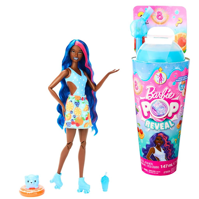 Produktbild 1 för Pop Reveal Modedocka Fruit Punch Barbie