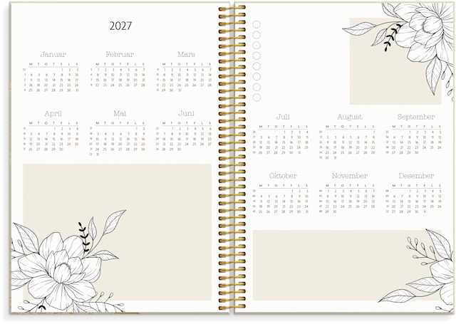 Produktbilde 5 for Life Planner Bloom A5 26/27 Grieg