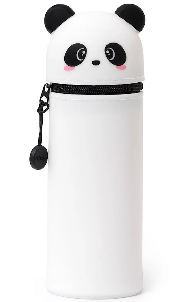 Pennfodral Panda Av Silikon Med Dragkedja 18,5 cm Kawaii