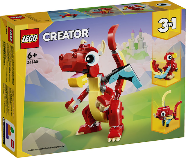 Tuotekuva 1 - Punainen lohikäärme LEGO® Creator (31145)