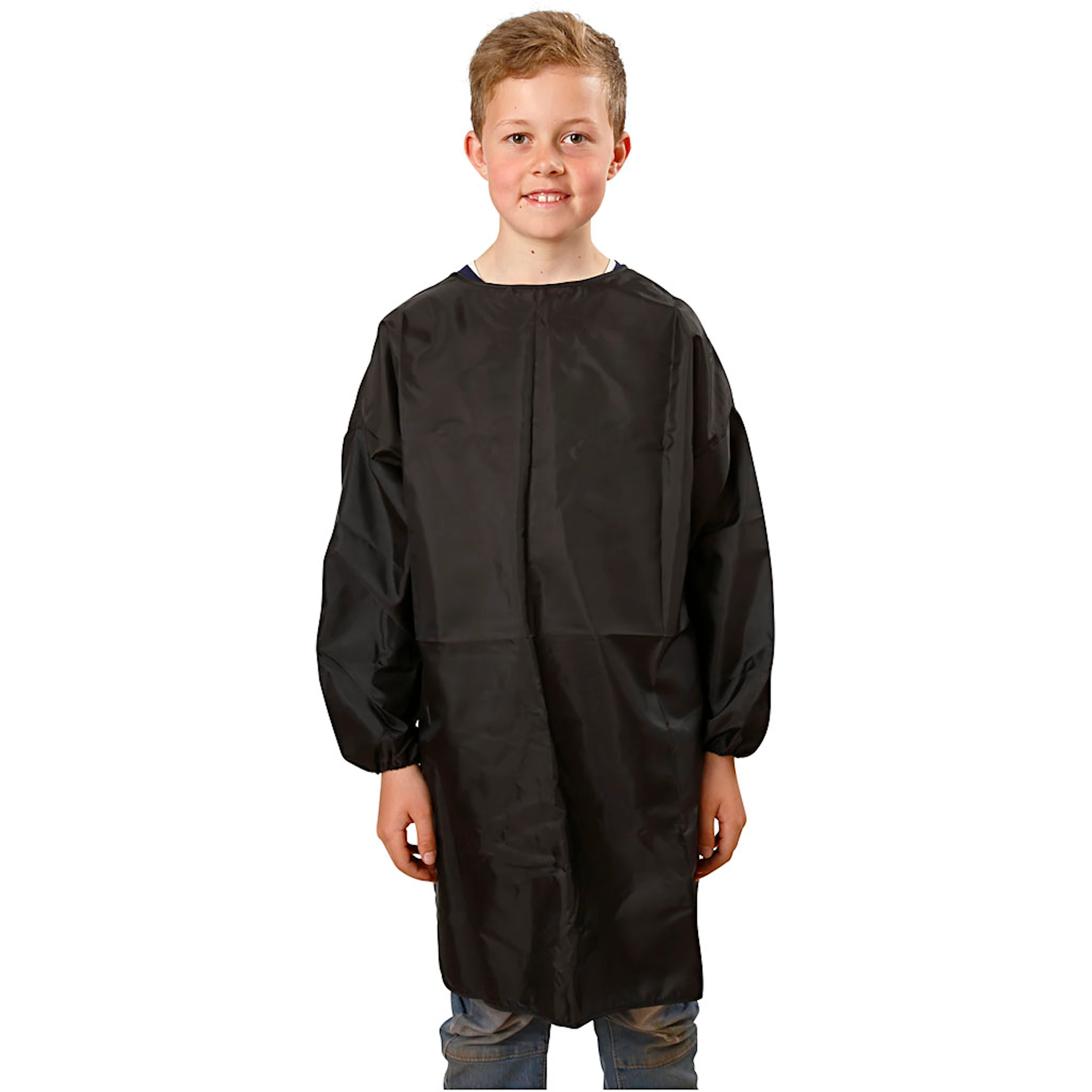 Produktbilde for Maleforkle, L: 81 cm, str. 7-12 år, svart, 1 stk.